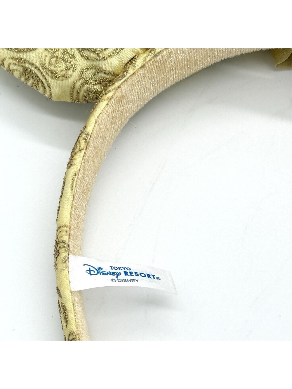 Tokyo Disney Belle Gold Rose Minnie Ears Headband Beauty Beast Japan Resort OSFA - Picture 4 of 6